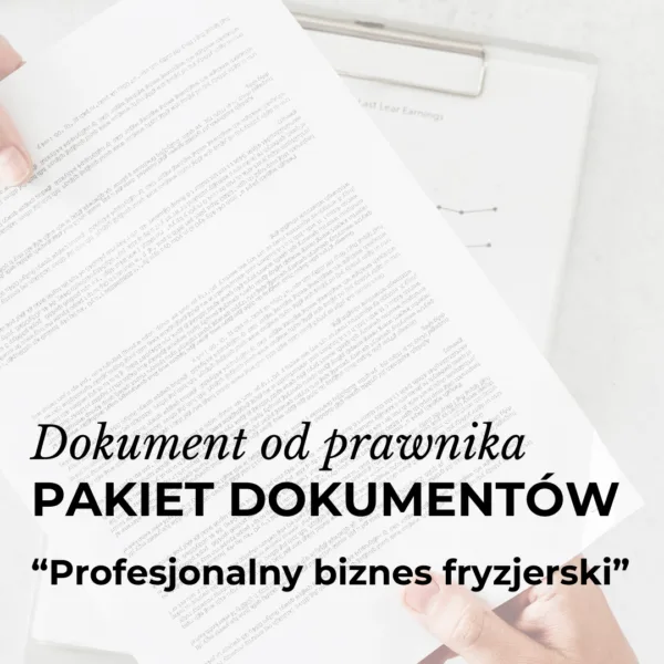 PAKIET „PROFESJONALNY BIZNES FRYZJERSKI” – Twoje wsparcie na starcie i w rozwoju